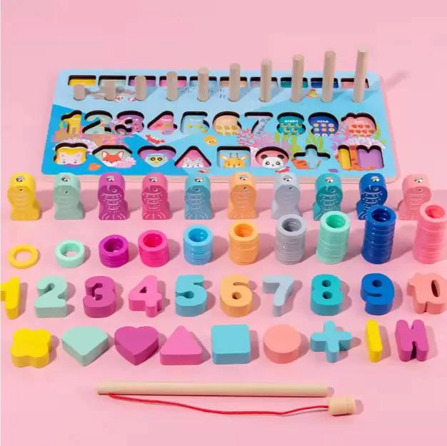 JUEGO DIDACTICO TABLA DE PESCA PARA NIÑOS - 3