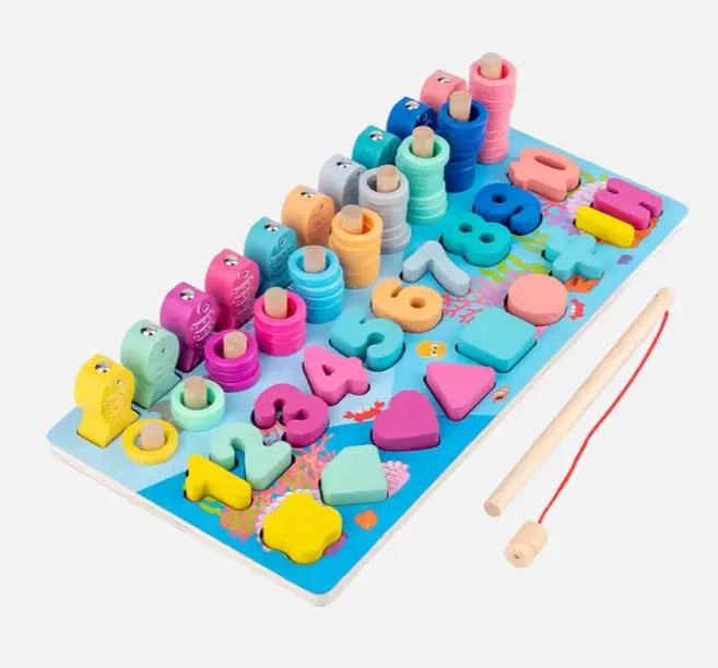 JUEGO DIDACTICO TABLA DE PESCA PARA NIÑOS - 4
