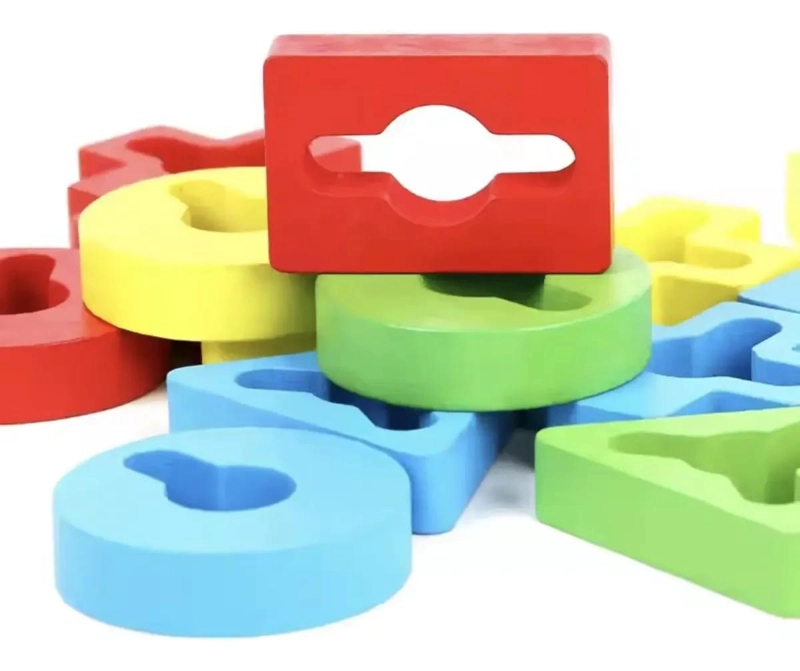 JUGUETE EDUCATIVO DE CLASIFICACION Y APILABLE MONTESSORI - 2