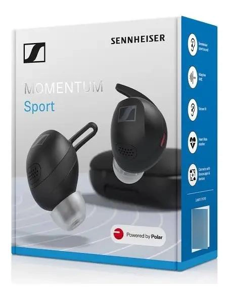 AURICULARES DEPORTIVOS INALAMBRICOS COLOR NEGRO - 1