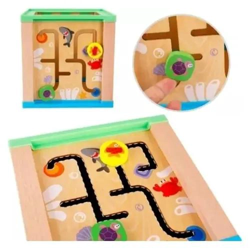 CUBO DIDACTICO DE ENCAJE Y APILACION MONTESSORI PARA NIÑ - 3
