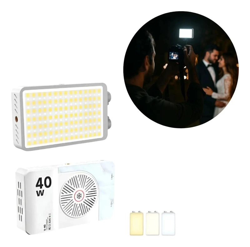 LUZ LED PORTATIL RECARGABLE 40W CON BRILLO AJUSTABLE - 1