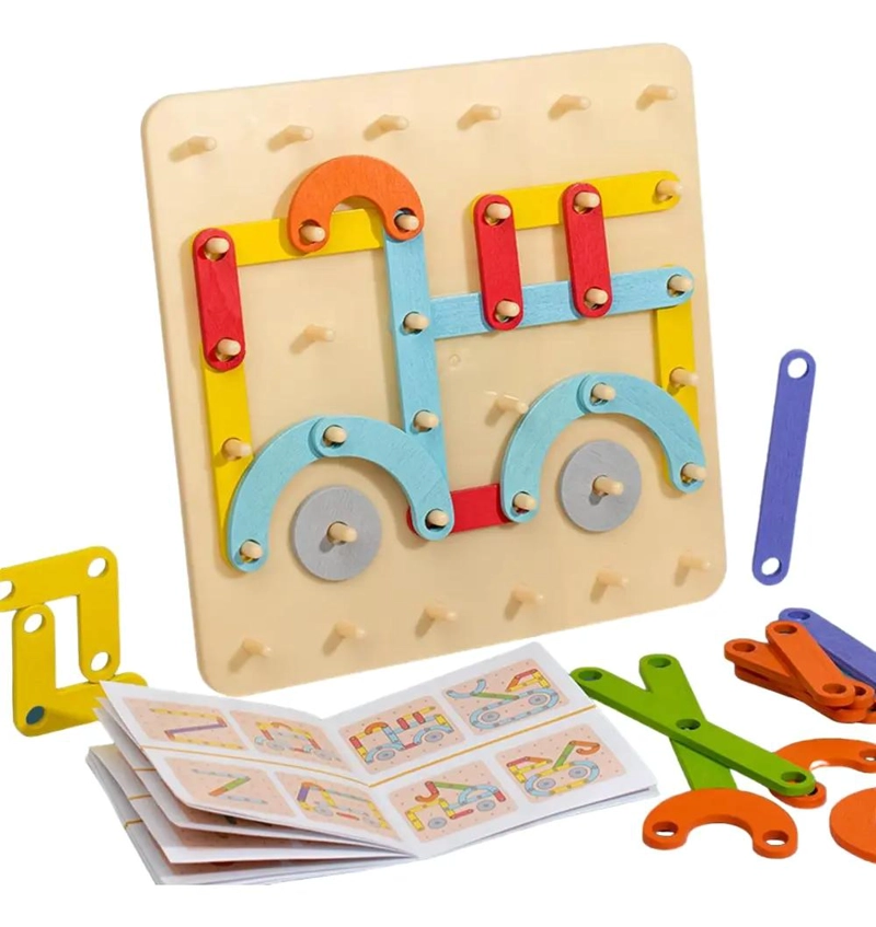 TABLERO DE MADERA PARA CLASIFICACION GEOME TRICA - 1