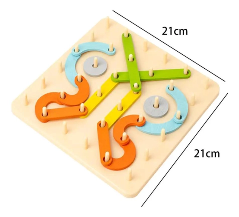 TABLERO DE MADERA PARA CLASIFICACION GEOME TRICA - 2