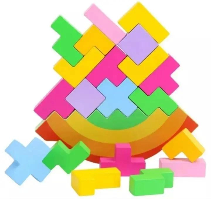 BLOQUES DE MADERA DIDACTICOS PARA NIÑOS - 2