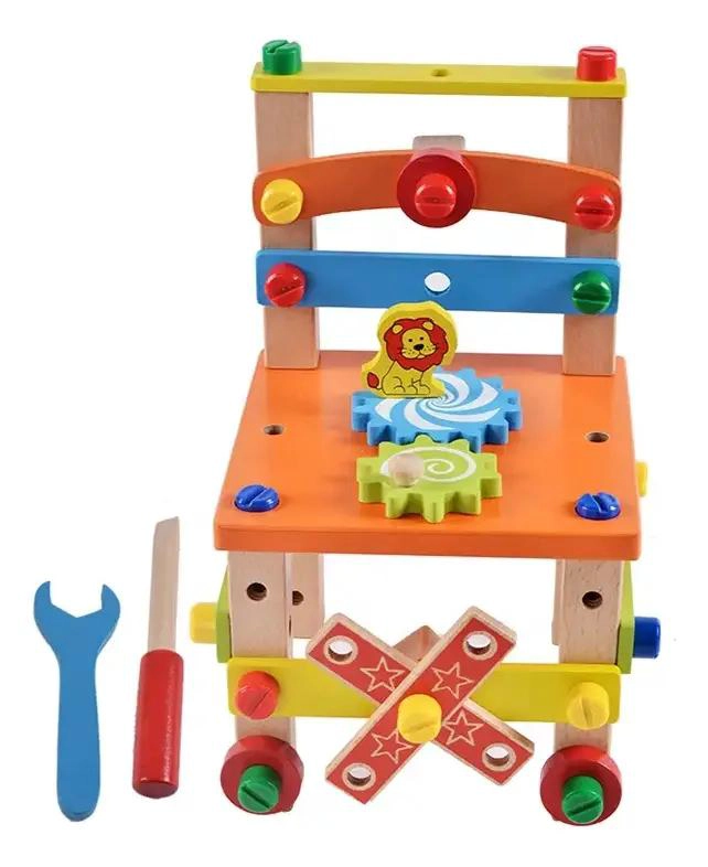 JUGUETE DIDACTICO MONTESSORI SILLA DE CONSTRUCCION - 2