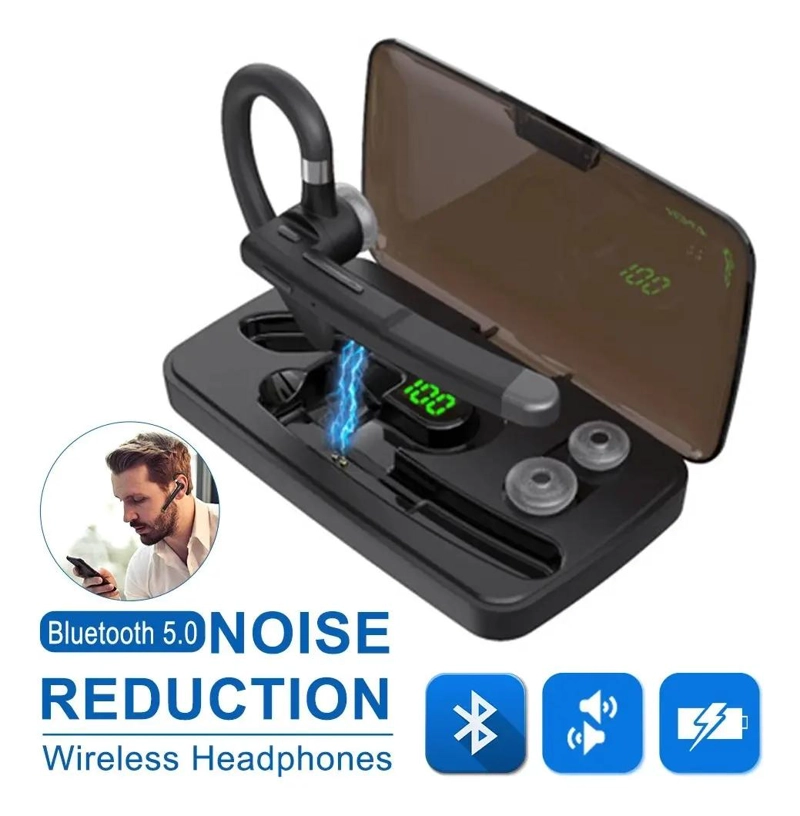 AUDIFONOS INALAMBRICOS BLUETOOTH 5.0 CON BATERIA 500MAH - 3