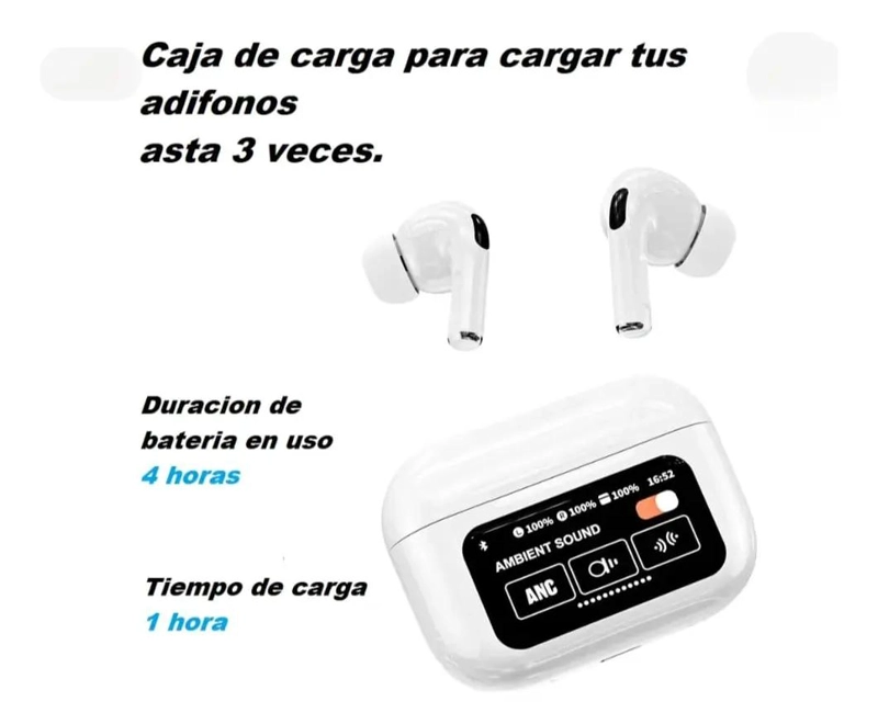 AURICULARES INALAMBRICOS BLUETOOTH A9 PRO PARA IPHONE Y安卓 - 3