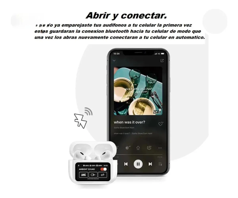 AURICULARES INALAMBRICOS BLUETOOTH A9 PRO PARA IPHONE Y安卓 - 4