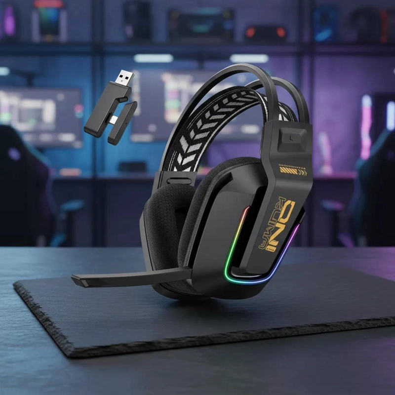 AUDIFONOS INALAMBRICOS GAMER 2 EN 1 MULTI MODO - 2