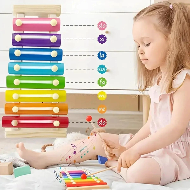 JUGUETE DIDACTICO DE MADERA PARA BEBE S Y NIÑOS - 4