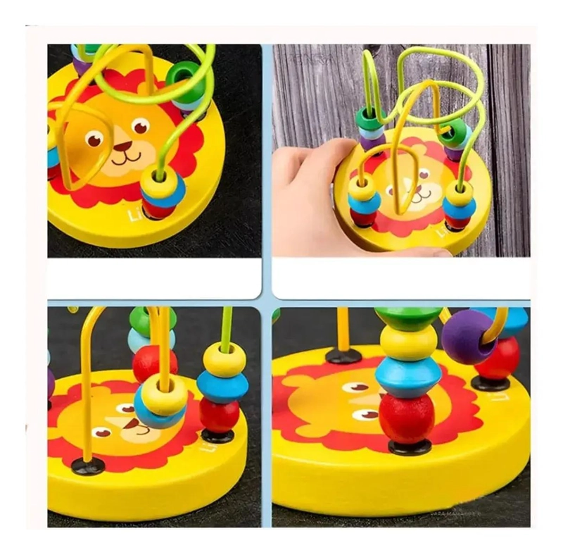 JUGUETE DIDACTICO DE MADERA PARA BEBE S Y NIÑOS - 5