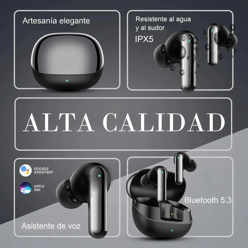 AUDIFONOS INALAMBRICOS BLUETOOTH 5.3 IN-EAR - 2