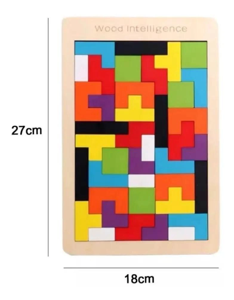 SET DE 7 JUGUETES DIDACTICOS DE MADERA PARA BEBE S - 3
