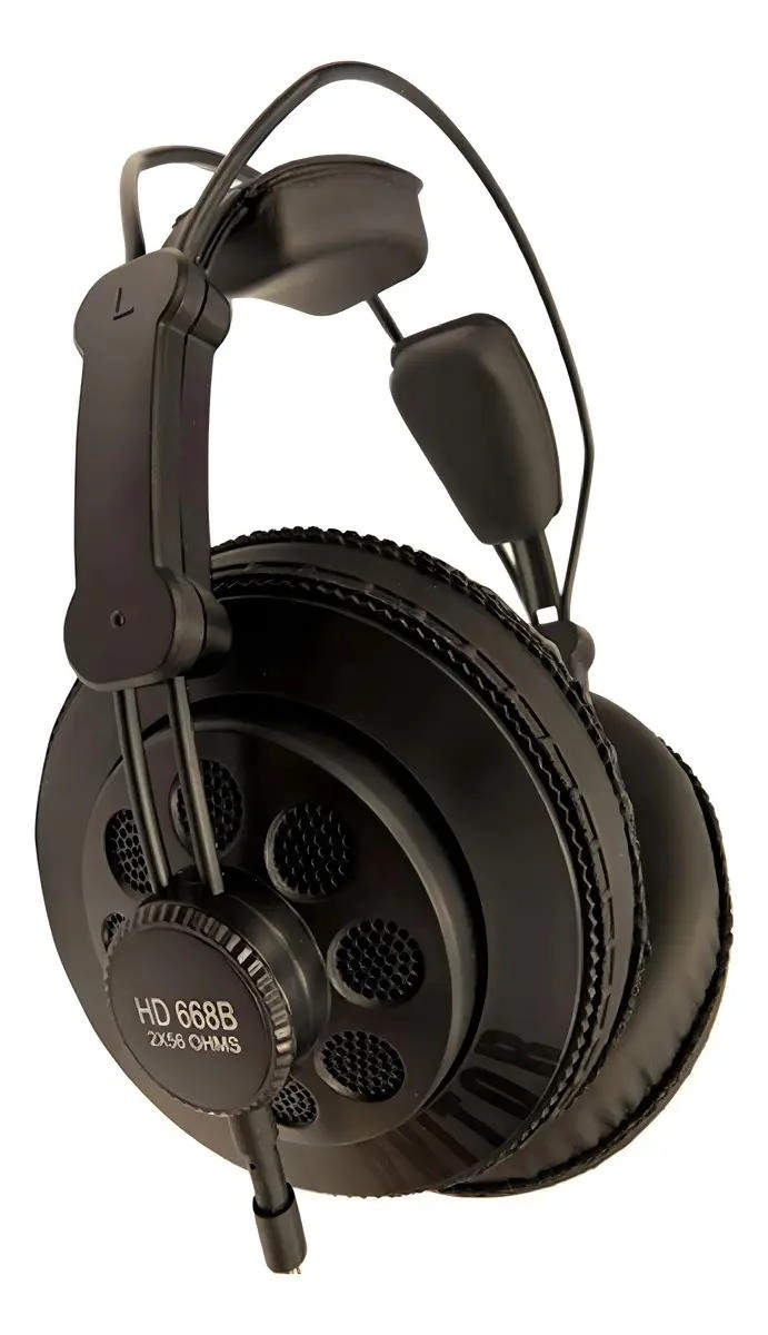 AURICULARES OVER-EAR CON CABLE DESMONTABLE NEGRO - 1