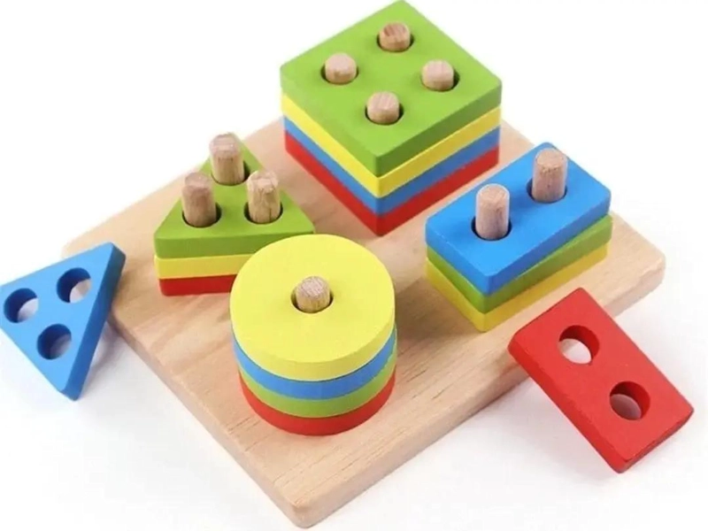 SET DE 4 JUGUETES DIDACTICOS DE MADERA PARA NIÑOS - 5