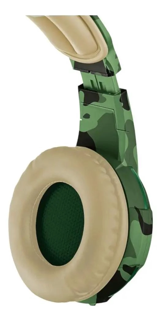 AURICULARES GAMER CON MICROFONO Y DISEÑO CAMUFLAJE - 5