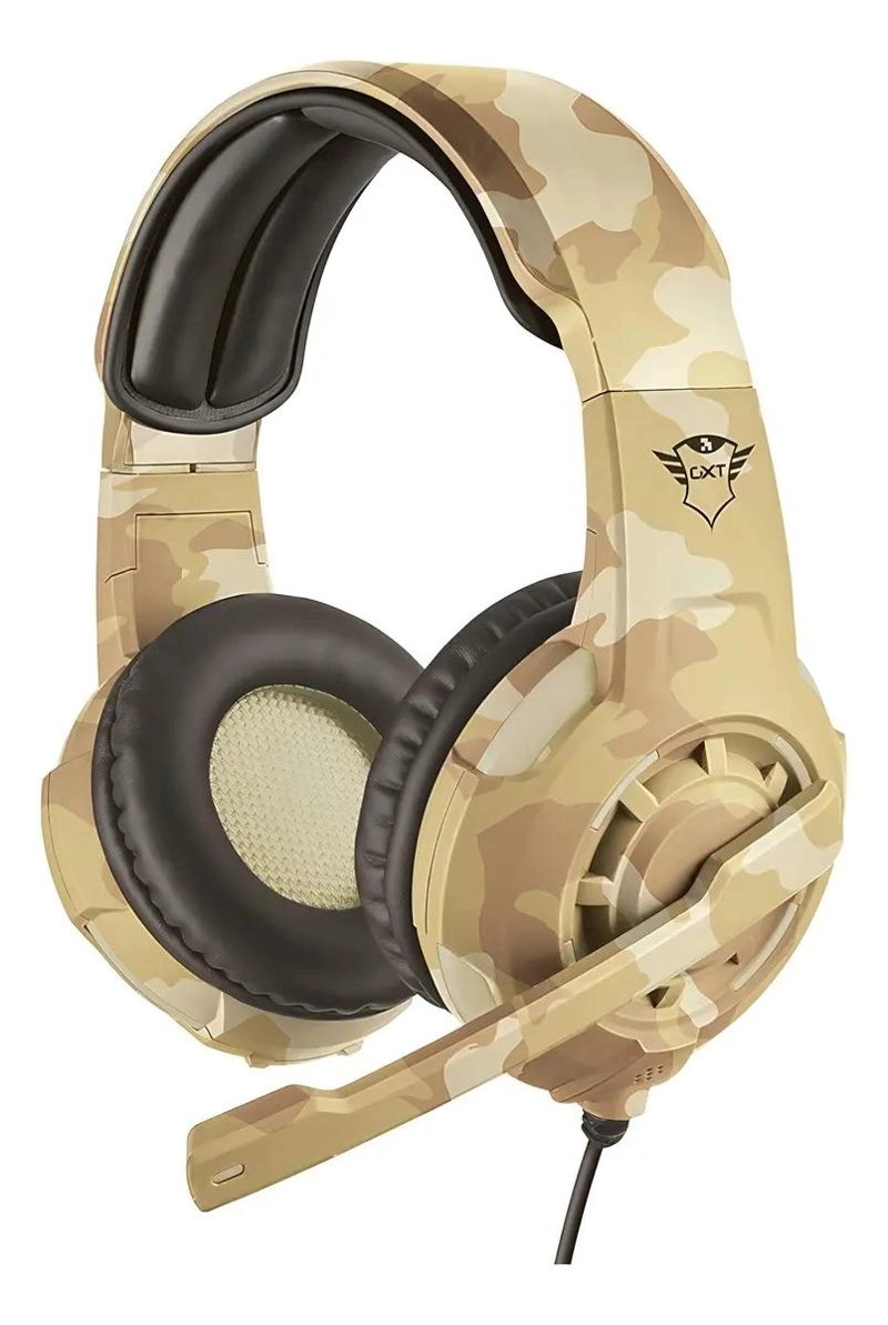 AURICULARES GAMER CON MICROFONO Y DISEÑO CAMUFLAJE - 1