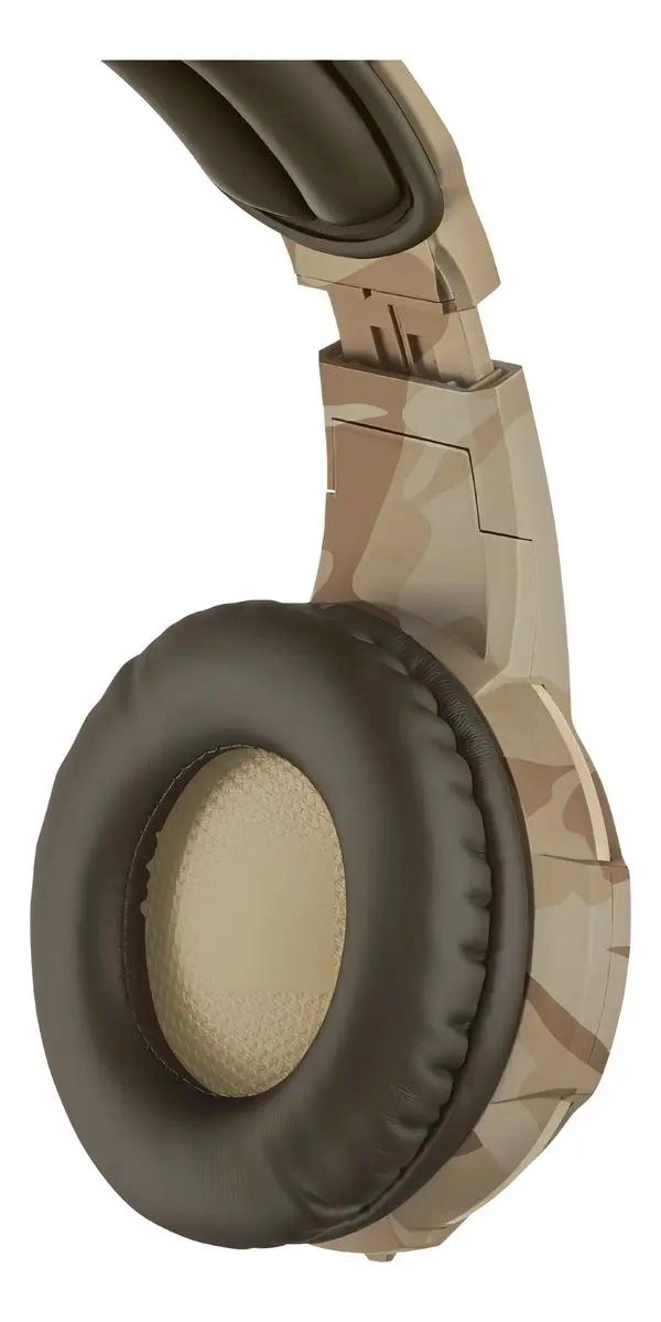 AURICULARES GAMER CON MICROFONO Y DISEÑO CAMUFLAJE - 5