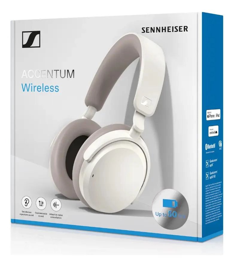 AUDIFONOS INALAMBRICOS ACCENTUM COLOR BLANCO - 5