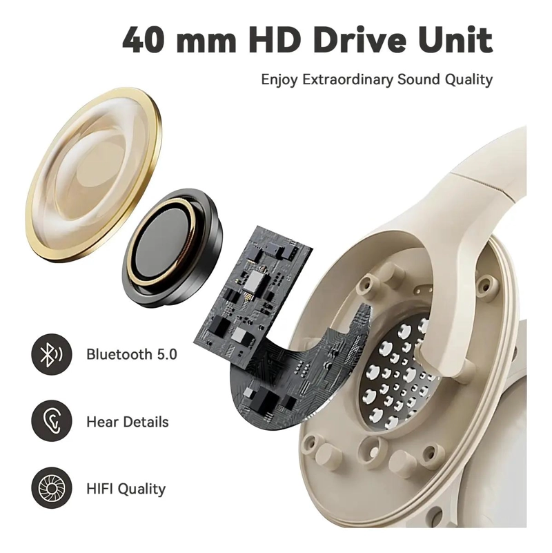AUDIFONOS BLUETOOTH CON BATERIA DE 10 HORAS - 2