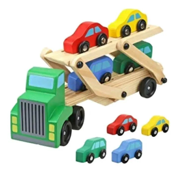 PACK 2 VEHICULOS DE MADERA DIDACTICOS: CAMION Y AVION - 3