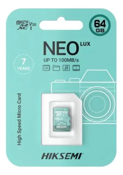 MEMORIA MICRO SD 64GB CLASS 10 V30 100MB/S - 1