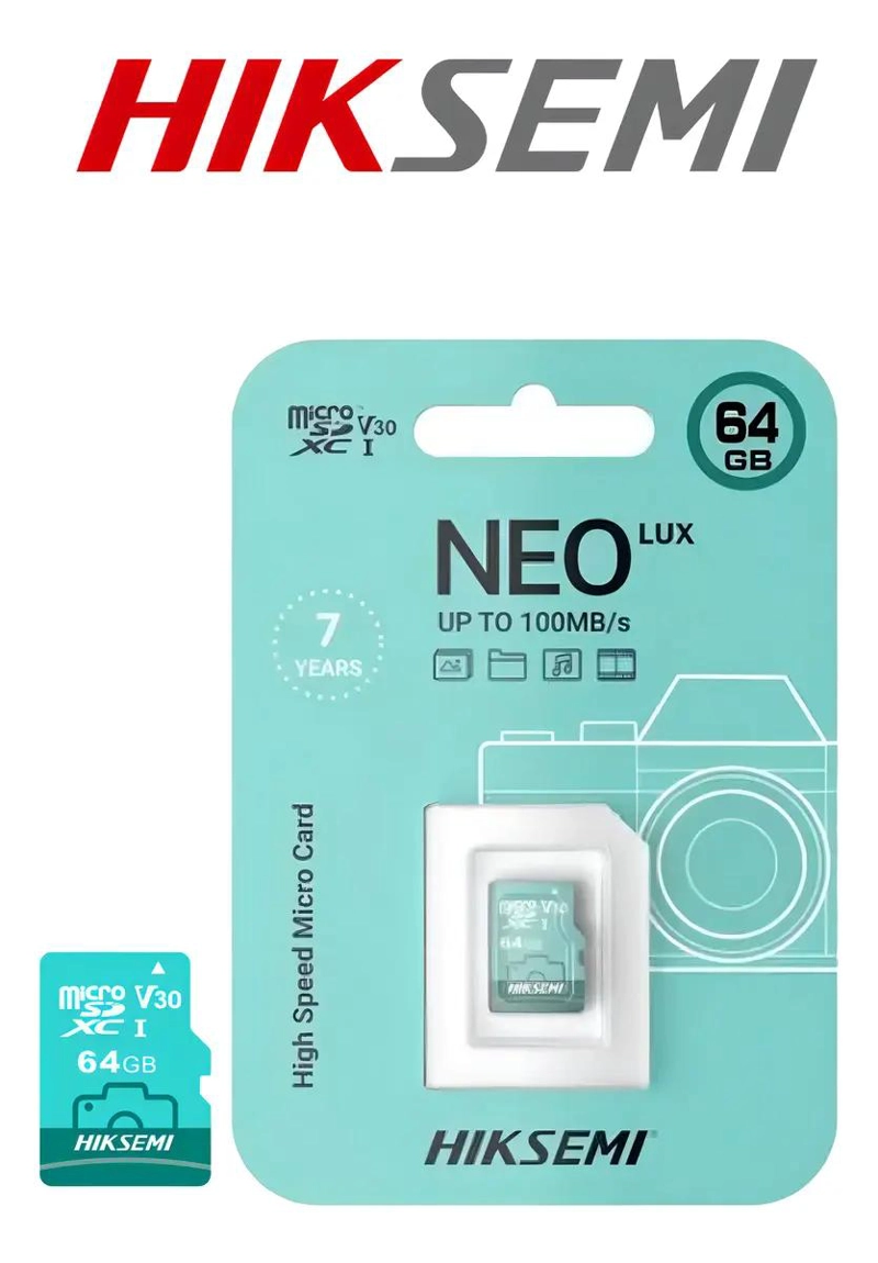 MEMORIA MICRO SD 64GB CLASS 10 V30 100MB/S - 3