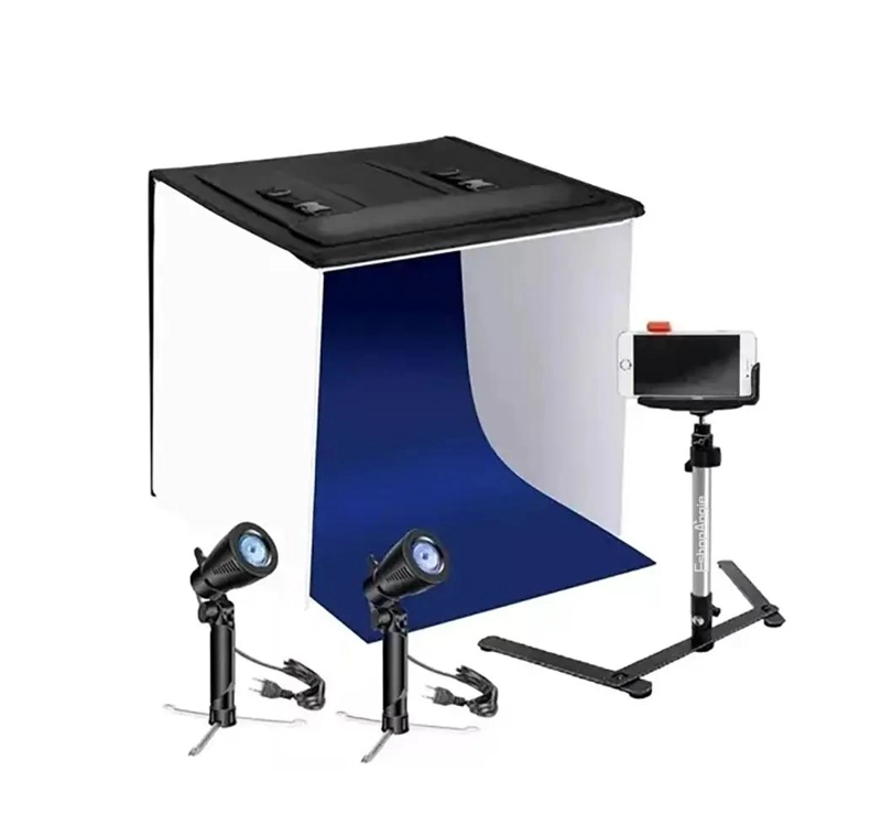 SET PORTATIL DE ESTUDIO FOTOGRAFICO PROFESIONAL CON ACCES - 1