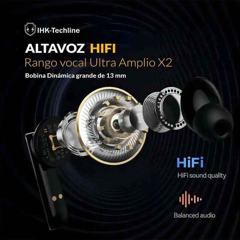 AUDIFONOS IN-EAR CON CANCELACION DE RUIDO IHK-30S - 5