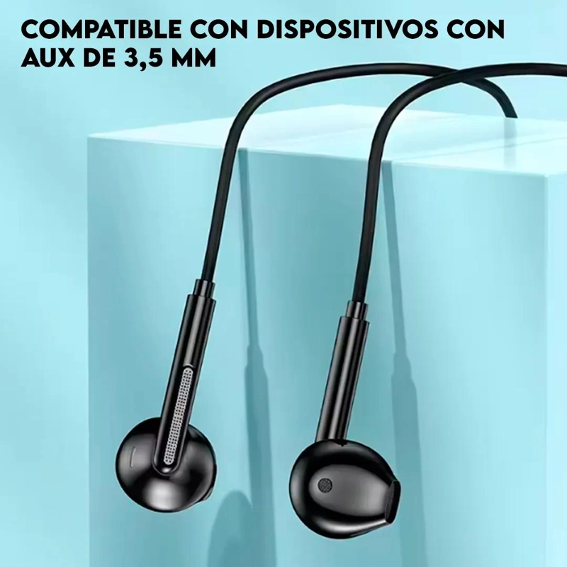 AUDIFONOS IN EAR CON CONECTOR TIPO C Y DISEÑO NEGRO - 4