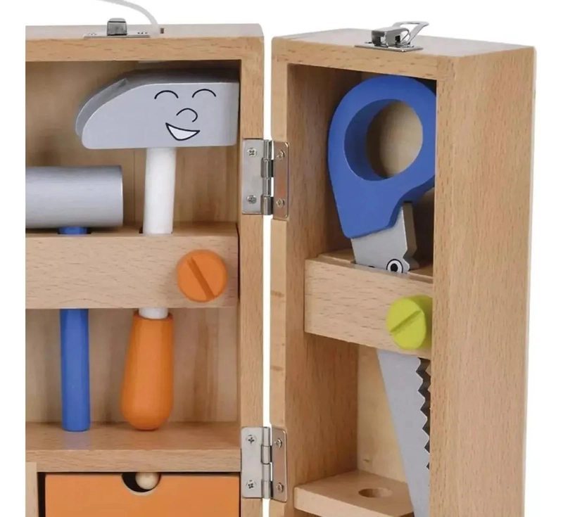 JUEGO DE HERRAMIENTAS CON CAJA DE MADERA - 4