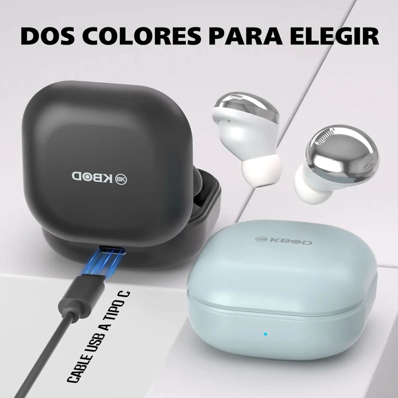 AUDIFONOS INALAMBRICOS BLUETOOTH 5.1 TWS CON CARGA TIPO C - 4