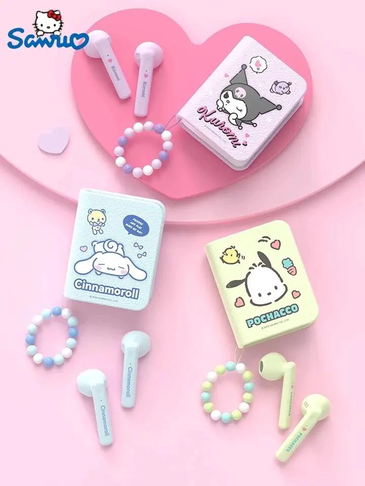 AUDIFONOS INALAMBRICOS BLUETOOTH CON DISEÑO KUROMI CINNAM - 4