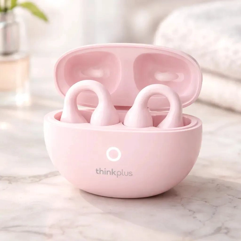 AURICULARES INALAMBRICOS BLUETOOTH COLOR ROSA - 2