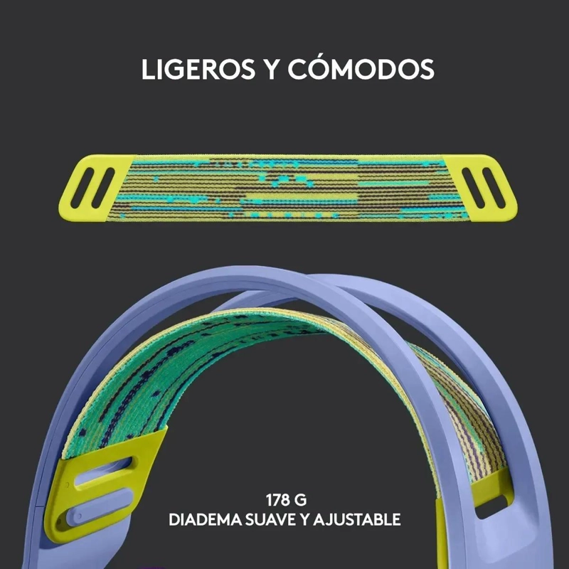 AUDIFONO GAMER INALAMBRICO LIGHTSPEED CON MICROFONO - 2
