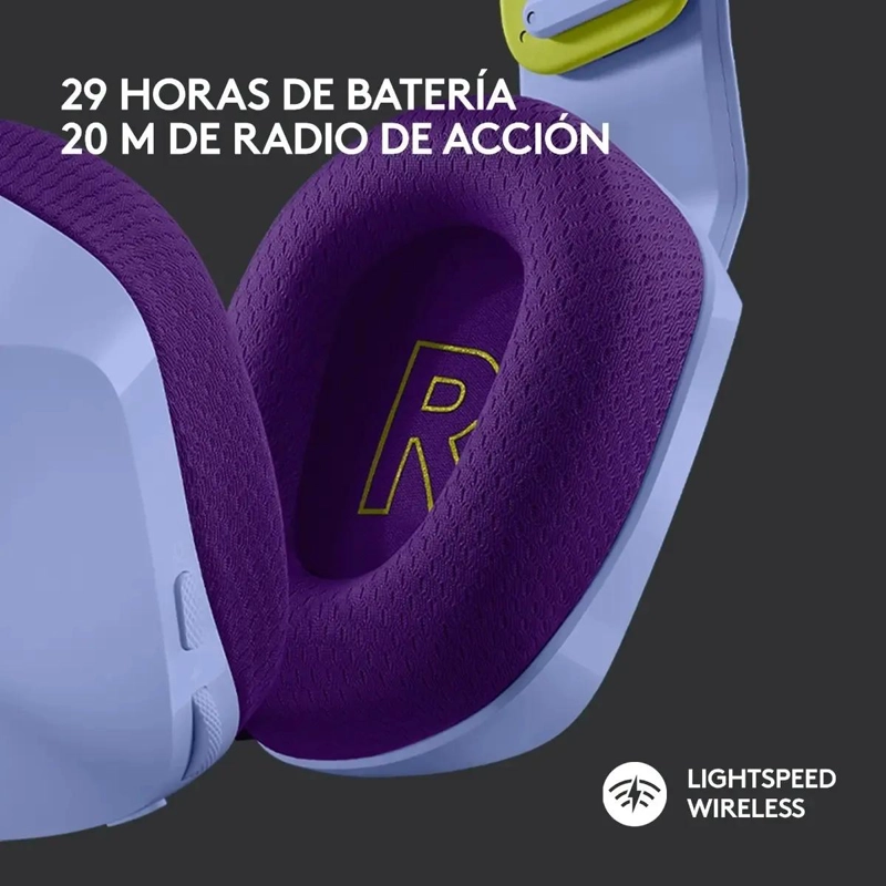 AUDIFONO GAMER INALAMBRICO LIGHTSPEED CON MICROFONO - 3