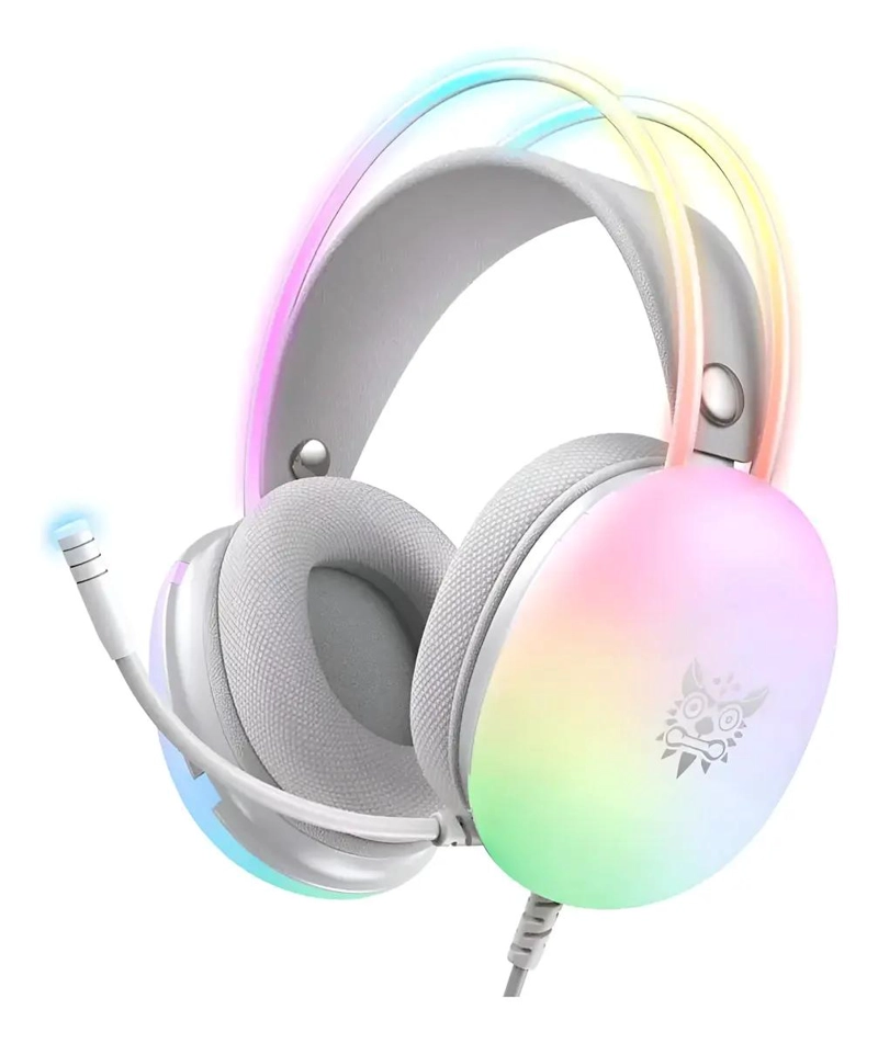 AUDIFONOS GAMER X25 CON LED RGB PARA PC Y CONSOLAS - 1