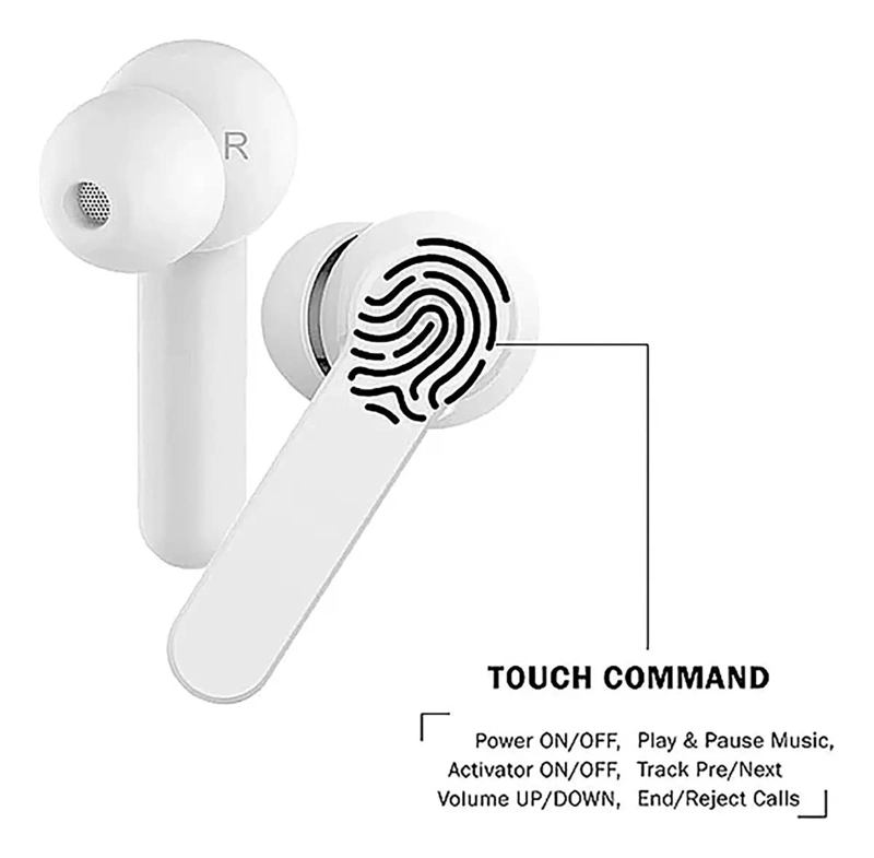 AUDIFONOS INALAMBRICOS BLUETOOTH 5.0 COLOR BLANCO - 3