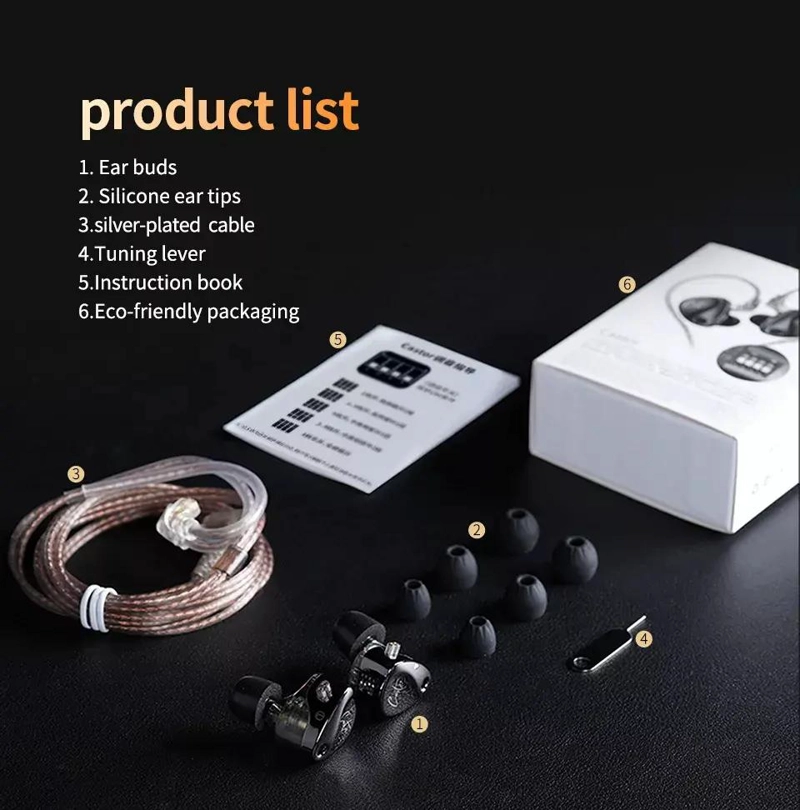 AURICULARES IN-EAR GAMER CON BASS POTENCIADO Y MICROFONO - 5