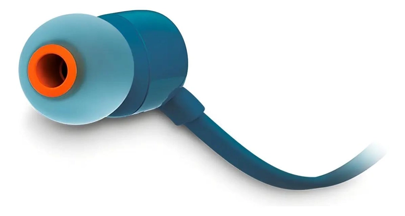 AUDIFONOS IN-EAR CON SONIDO ESTE REO Y CABLE PLANO AZUL - 2