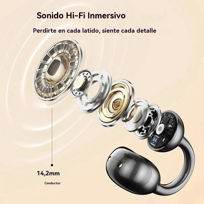 AURICULARES BLUETOOTH INALAMBRICOS CON PANTALLA TACTIL - 5
