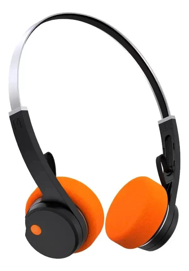 AUDIFONOS ON-EAR BLUETOOTH 5.3 NEGRO RETRO - 1
