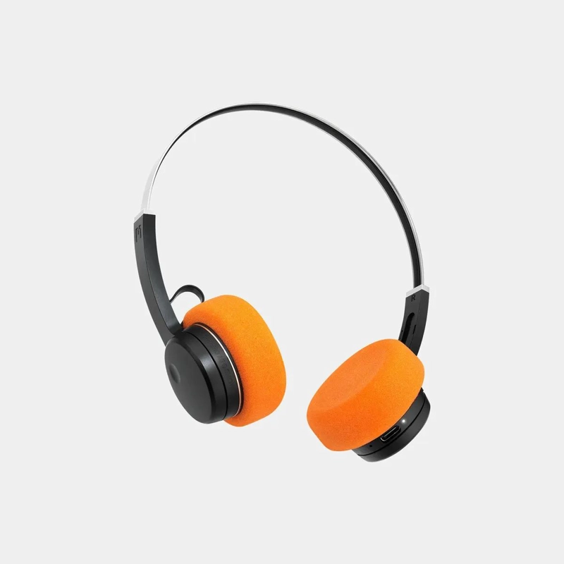 AUDIFONOS ON-EAR BLUETOOTH 5.3 NEGRO RETRO - 2