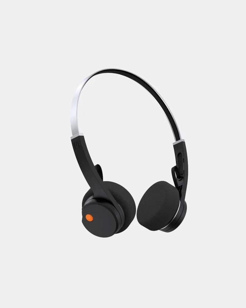 AUDIFONOS ON-EAR BLUETOOTH 5.3 NEGRO RETRO - 5