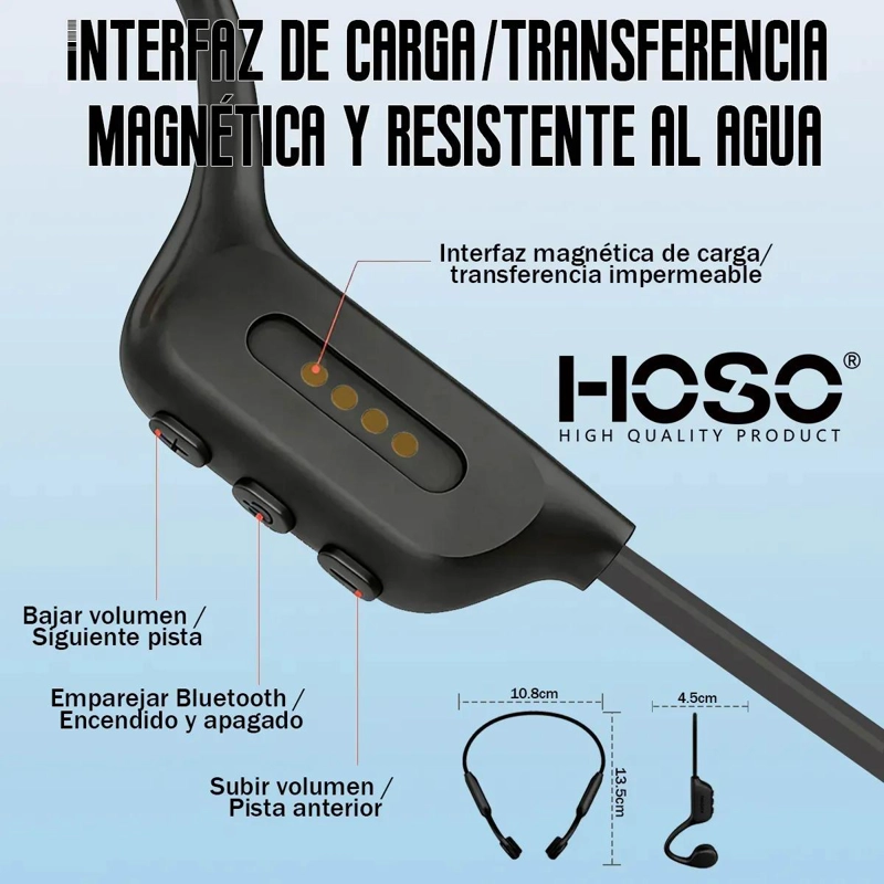 AUDIFONO HEADSET X7 PARA NATACION Y TRIATLON IPX8 - 2