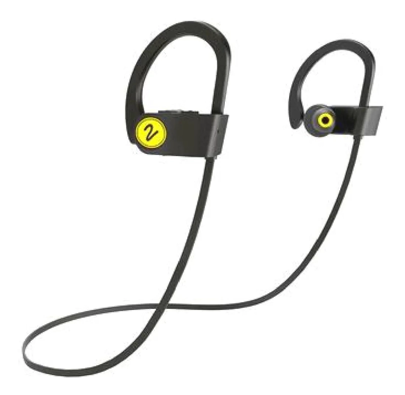 AUDIFONOS INALAMBRICOS DEPORTIVOS COLOR NEGRO - 1