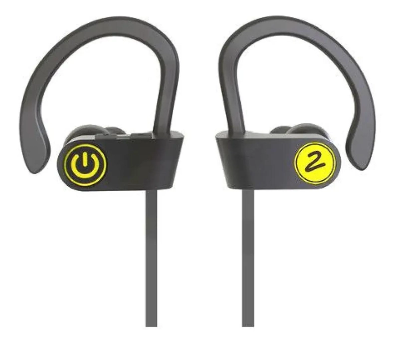 AUDIFONOS INALAMBRICOS DEPORTIVOS COLOR NEGRO - 2