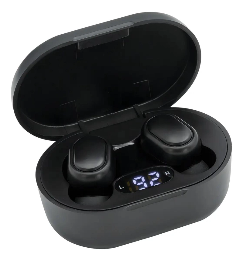 AUDIFONOS TRUE WIRELESS CON DISPLAY DIGITAL NEGRO - 4
