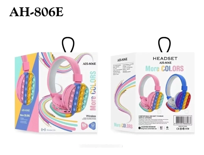 AUDIFONOS BLUETOOTH INALAMBRICOS CON FUNCION FIDGET Y COLORES - 3